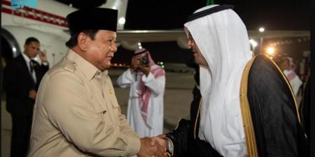 رئيس جمهورية إندونيسيا يصل إلى جدة.. والأمير سعود بن مشعل في استقباله - هرم مصر