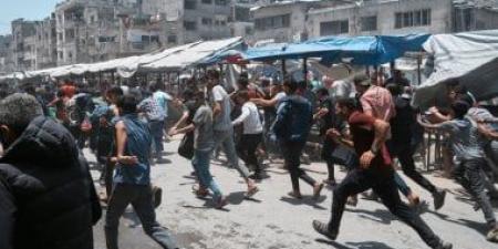 استشهاد 3 فلسطينيين وإصابة أخرين فى استهداف الاحتلال منتظري المساعدات غربى غزة - هرم مصر