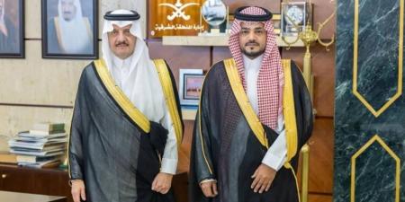 أمير الشرقية يستقبل مدير نادي منسوبي وزارة الداخلية بالمنطقة - هرم مصر