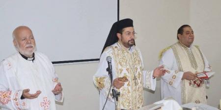 الأنبا باخوم يفتتح المؤتمر الإيبارشي التكويني السادس لخدام وخادمات التربية الدينية - هرم مصر