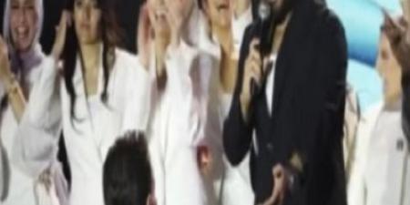 ليلى أحمد زاهر توجه رسالة لتامر حسني بعد حضوره حفل تخرجها - هرم مصر