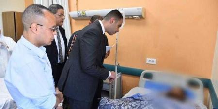 نائب وزير الصحة يتفقد الحالة الصحية لمصابي حادث الدائري الإقليمي بالمنوفية في مستشفى الباجور - هرم مصر