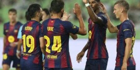 استعدادا لليجا برشلونة يقدم اللاعبين بطريقة خاصة - شاهد #برشلونة #الدوري_الإسباني #فليك #مايوركا - هرم مصر