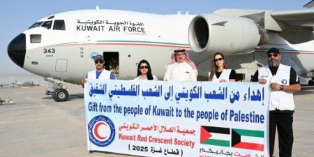 الكويت.. إقلاع الطائرة الإغاثية الرابعة من الجسر الجوي الثاني محملة بـ40 طنا من المواد الغذائية للأشقاء في غزة - هرم مصر