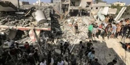 استشهاد 8 فلسطينيين جراء قصف الاحتلال مخيم البريج وخان يونس - هرم مصر