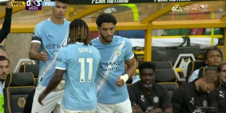 تقييم عمر مرموش في مباراة مانشستر سيتي وولفرهامبتون - هرم مصر