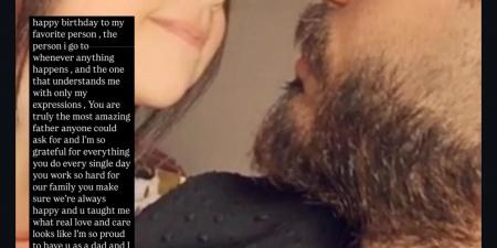 أحبك أكثر من أي شيء..تاليا حسني تهنئ والدها بعيد ميلاده - هرم مصر