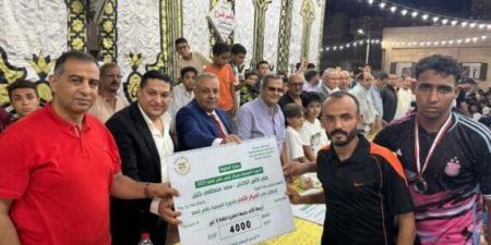 حضور جماهيري حاشد في ختام الدورة الصيفية لكرة القدم بمركز شباب كفر تصفا - هرم مصر