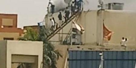 3 سيارات إطفاء للسيطرة على حريق في النادي الأهلي بمدينة نصر.. صور - هرم مصر