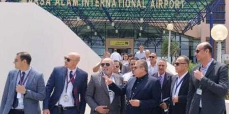 جولة تفقدية للجنة العليا للتفتيش الأمني والبيئي بمطارى مرسى علم الدولى والغردقه الدولي - هرم مصر