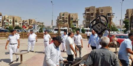 تنفيذ 125 قرار غلق وتشميع و73 إزالة لمخالفات بالحي الأول والثاني وحى الشباب بالعبور - هرم مصر