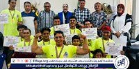 وكيل وزارة الشباب والرياضة تكرم مركز اللياقة البدنية الفائز بالمركز الثالث على مستوى الجمهورية - هرم مصر