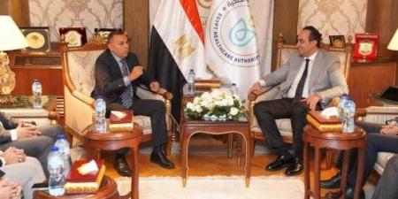 رئيس هيئة الرعاية الصحية يتابع مع المدير العام لشركة ”تاكيدا للأدوية” المبادرات المشتركة لعلاج الأورام - هرم مصر