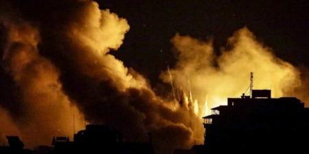 سماع دوي انفجارات ضخمة جراء تفجير روبوتات مفخخة في مدينة غزة - هرم مصر