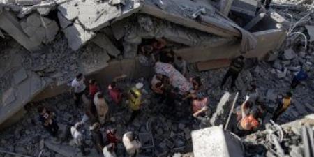 الخارجية الفلسطينية تدين جريمة اغتيال طواقم طبية وصحفية في مجمع ناصر الطبي - هرم مصر