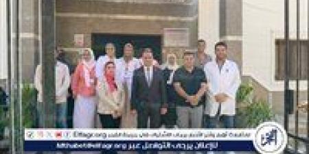 وكيل الصحة ببني سويف يتفقد وحدة الإسكان الاجتماعي الصحية بمنطقة الـ 77 فدانًا شرق النيل - هرم مصر