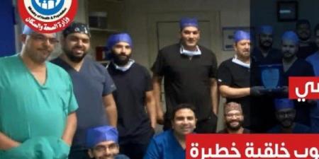 إنقاذ حياة طفل رضيع من عيوب خلقية خطيرة بمستشفى أطفال بنها التخصصي - هرم مصر