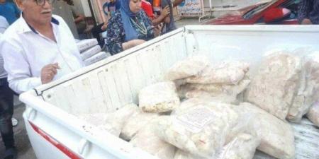 ضبط 3 أطنان دقيق مجهول المصدر و144 كيلو جاج فاسد في بورسعيد - هرم مصر