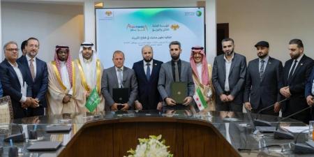 توقيع  اتفاقية و6 مذكرات تفاهم في مجالات الطاقة المختلفة بين شركات سعودية ووزارة الطاقة السورية - هرم مصر