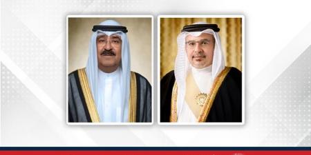 سمو ولي العهد رئيس مجلس الوزراء يعزي أمير دولة الكويت في وفاة الشيخ علي عبدالله الخليفة الصباح - هرم مصر