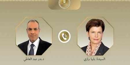 اتصال هاتفي بين وزير الخارجية ونظيرته اللاتفية - هرم مصر