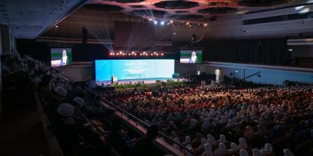 أمين عام رابطة العالم الإسلامي يختتم الملتقى العالمي للتصديق على الإجازات القرآنية - هرم مصر