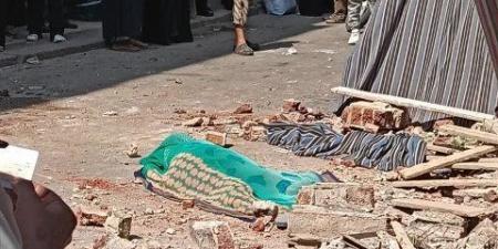 مصرع سيدة أسفل انهيار بلكونة عقار بحدائق القبة - هرم مصر