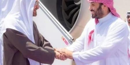 ولى العهد السعودى يستقبل الشيخ محمد بن زايد فى الرياض - هرم مصر