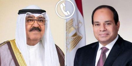 الرئيس السيسي وأمير الكويت يدينان الاعتداء الإسرائيلي على قطر - هرم مصر