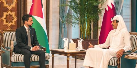 ولي العهد يلتقي أمير دولة قطر: نضع كافة امكاناتنا لمساندتكم - هرم مصر