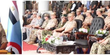 وزير الدفاع ينقل تحيات الرئيس السيسي للدول المشاركةفي النجم الساطع2025 - هرم مصر