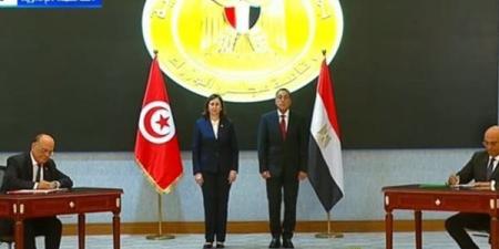 رئيسا وزراء مصر وتونس يشهدان توقيع عدد من الاتفاقيات - هرم مصر