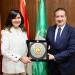 600 كرتونة مواد غذائية من مؤسسة أبو العينين لأهالي العراقية بالمنوفية ضمن مبادرة ايد واحدة - هرم مصر