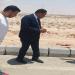 محافظ مطروح يتفقد أعمال تطوير طريق مطار العلمين الدولي - هرم مصر