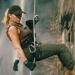 سكارليت جوهانسون وجوناثان بيلي عن كواليس من تصوير «Jurassic World Rebirth» - هرم مصر