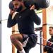 محمد صلاح يستعرض لياقته البدنيه من الجيم - هرم مصر