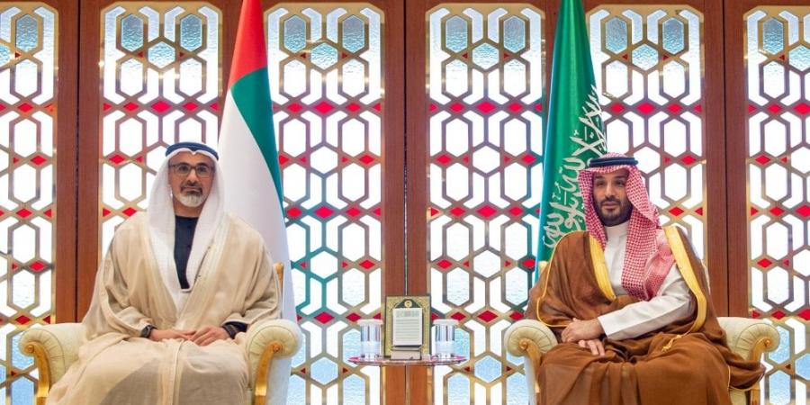 ولي العهد يستعرض مجالات التعاون المشترك مع ولي عهد أبوظبي - هرم مصر