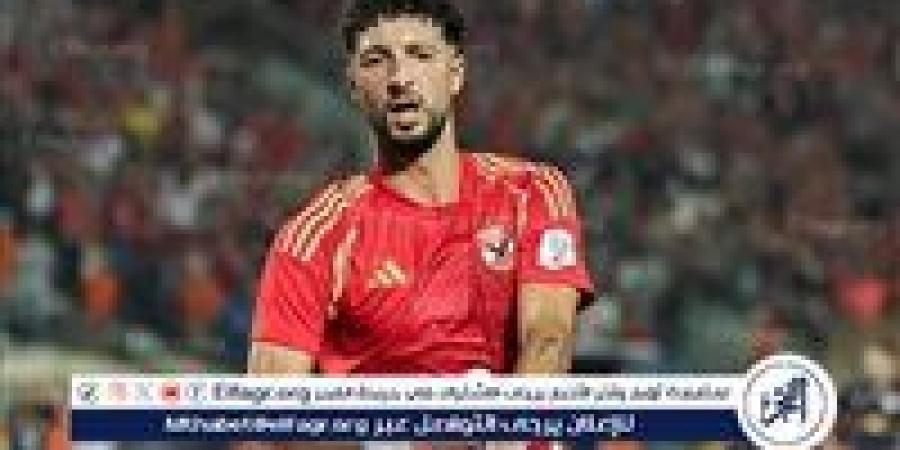 وسام أبو علي يسجل الهدف الثاني لصالح الأهلي في شباك فاركو - هرم مصر