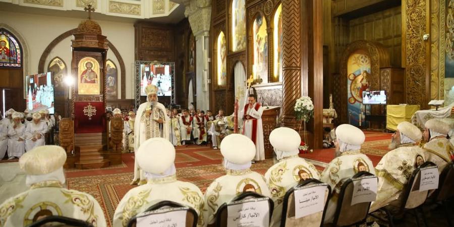 دستور نجاح الخدمة.. البابا تواضروس يوصي الأساقفة الجدد بـ 9 مبادئ - هرم مصر