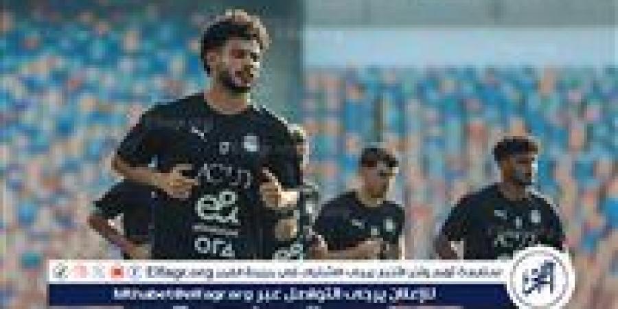 نبيل عماد دونجا يشارك في التدريبات الجماعية استعدادًا لنهائي كأس مصر - هرم مصر