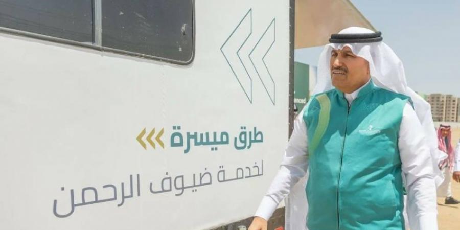 الهيئة العامة للطرق تُطلق خدمة المواقع المتنقلة لضيوف الرحمن أثناء تعطل حافلاتهم على طريق الهجرة - هرم مصر