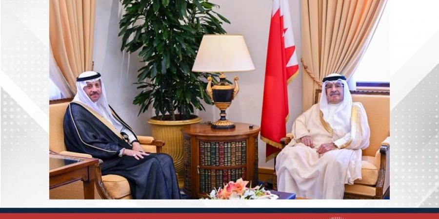سمو الشيخ علي بن خليفة آل خليفة يستقبل السفير السعودي - هرم مصر