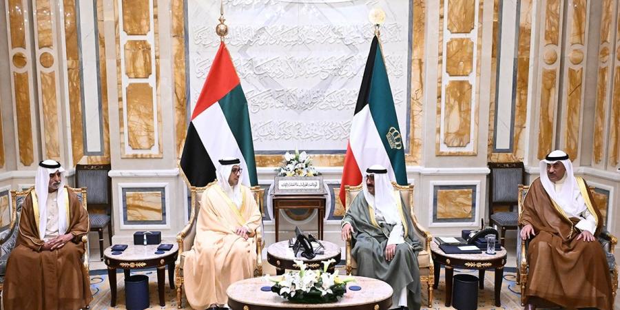 سمو الأمير يستقبل نائب رئيس الإمارات بمناسبة زيارته الرسمية للبلاد - هرم مصر
