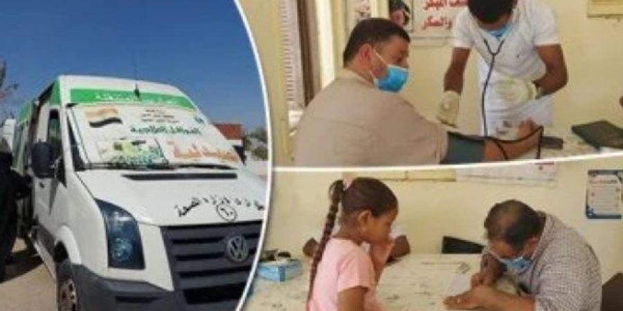 فحص وعلاج 1607 مواطنين بالمجان في قافلة طبية بالشرقية - هرم مصر