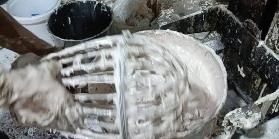 ضبط 220 كيلو «بيتي فور» غير مطابق للمواصفات داخل مصنع بشبرا الخيمة - هرم مصر
