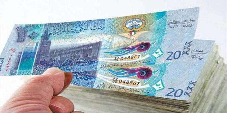 أسعار الدينار الكويتى في مصر اليوم الإثنين - هرم مصر