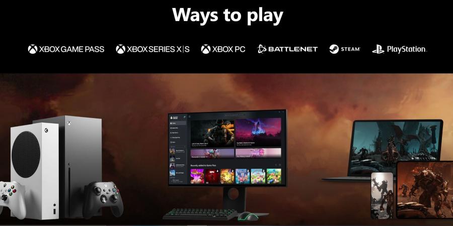 مايكروسوفت تروج الآن لجهاز PS5 كطريقة رسمية للعب ألعاب Xbox - هرم مصر