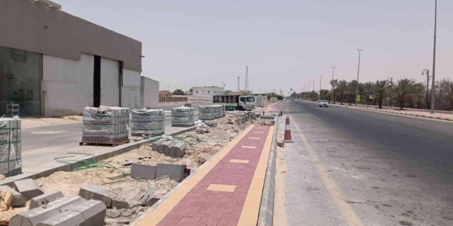 إنجاز 30% لمشروع السفلتة والأرصفة والإنارة في الصرار - هرم مصر