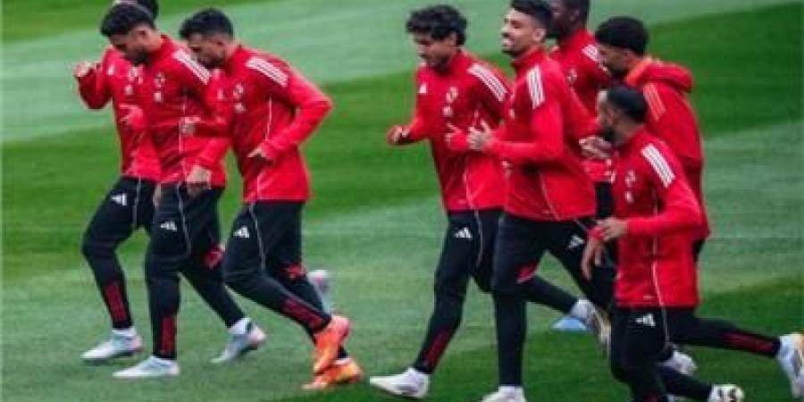 الأهلي يخوض المران في نفس توقيت مباراة بالميراس - هرم مصر