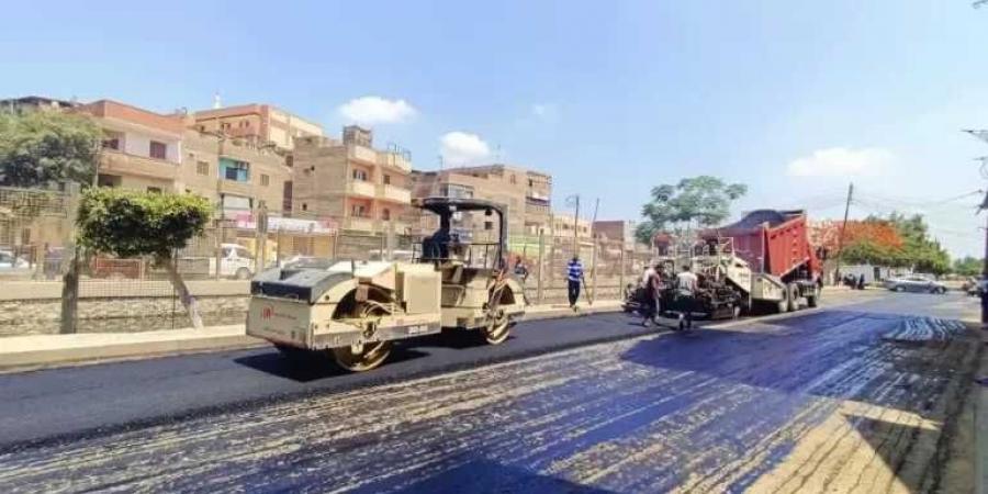 خطة تطوير شاملة بمدينة السنطة ومحافظ الغربية يتفقد أعمال رصف شارع السنترال - هرم مصر